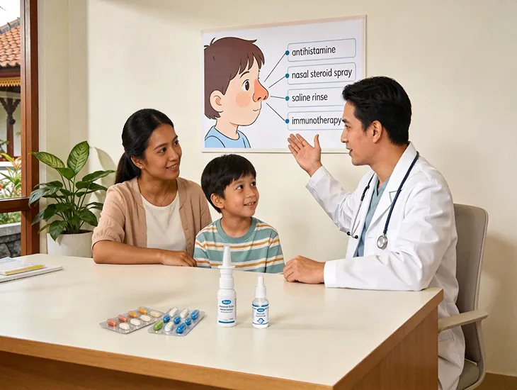 Allergic Rhinitis Care 2026 – Preventive measures, intranasal corticosteroids, and growth monitoring for children in Bali