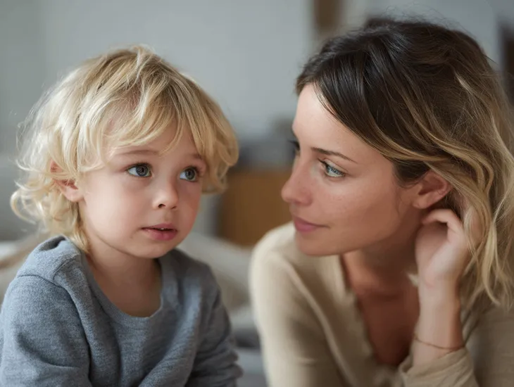 Childcare in Indonesia 2026 – Caregiver holding a smiling baby while walking in a tropical garden