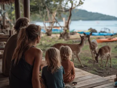 Deer Park in Bali : Menjangan Island for Family Stays