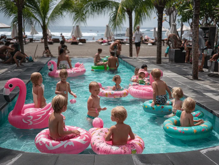 Babysitter in Bali Services 2026 – Drowning risks, unclear lifeguard coverage, shifting tides, and constant in-water supervision