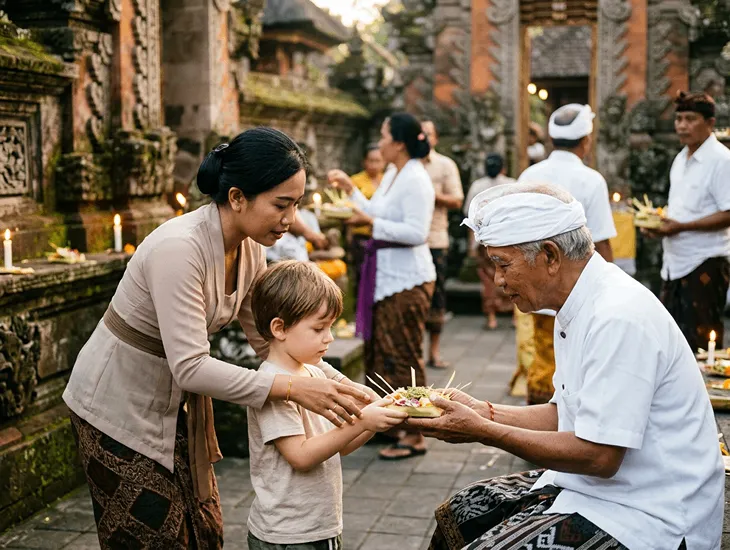 Parenting in Bali 2026 – Balinese cultural ceremonies, community caregiving, and temple etiquette supporting emotionally adaptable expat families