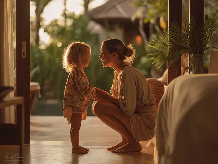 Practice gentle parenting in Bali 2026 – Emotional security, firm boundaries, and respectful communication for international families