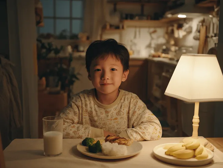 Child Nutrition for Sleep 2026 – Offering light dinners, healthy snacks, and avoiding sugary foods before bedtime