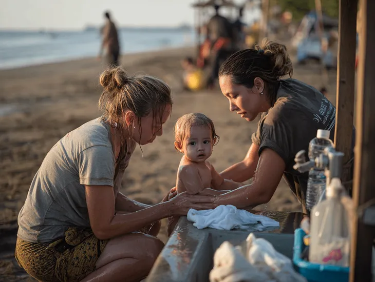 Babysitter in Bali 2026 – Vetting process and safety training for professional childcare staff working near the shore