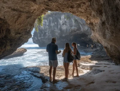 Suluban Beach (Blue Point): Exploring the Hidden Caves with Teenagers