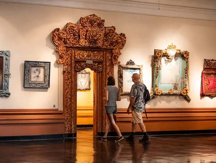 Blanco Renaissance Museum in Ubud 2026 – strict no‑photography policy, protecting original paintings and artist copyright through fully enforced exhibition room rules