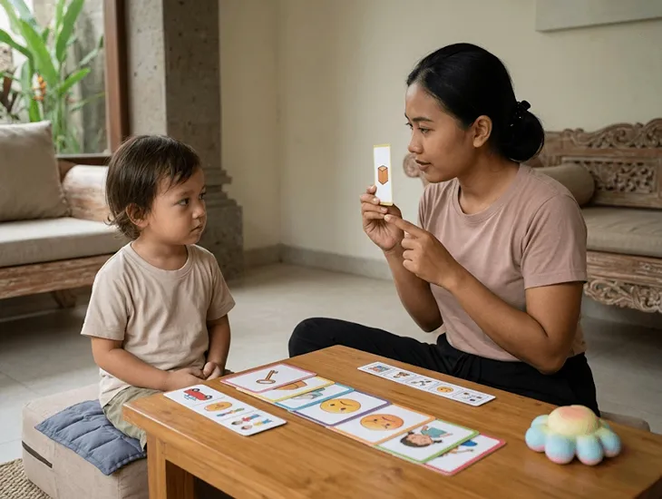 Speech Delay in Kids 2026 – autism and global developmental delay, red‑flag behaviors like no eye contact, special needs babysitter support in Bali for anxious parents
