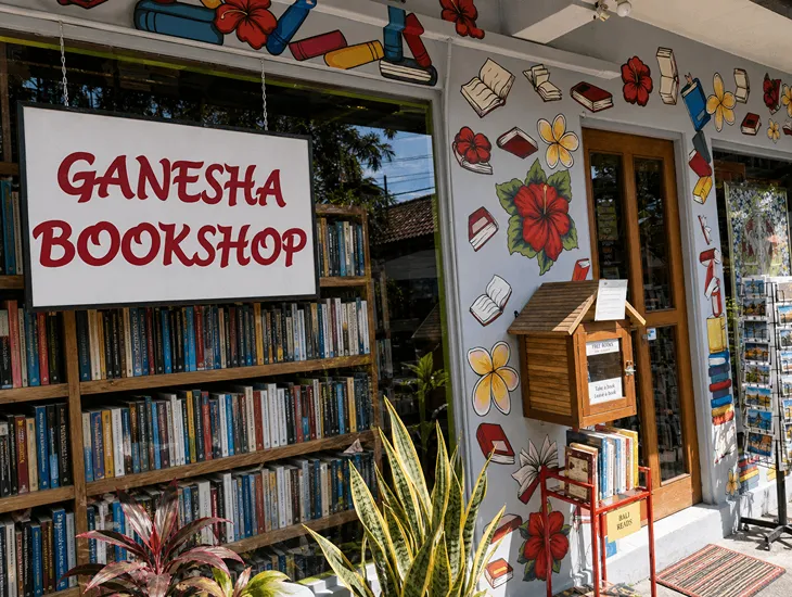 Complete Bookstores in Bali 2026 – Ganesha Bookshop’s bilingual kids’ titles, cultural literature, and quiet afternoons with babysitters in Bali leading screen-free reading