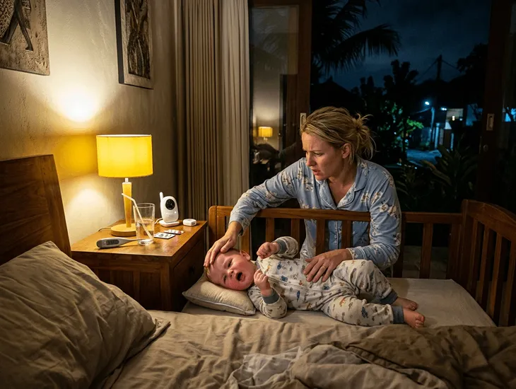 Baby Coughing at Night 2026 – Nighttime cough in infants, common causes and warning signs, when expatriate parents should seek medical help