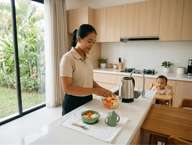 Nutrition in Bali 2026 – Professional babysitter assistance, meal prep, and infant care