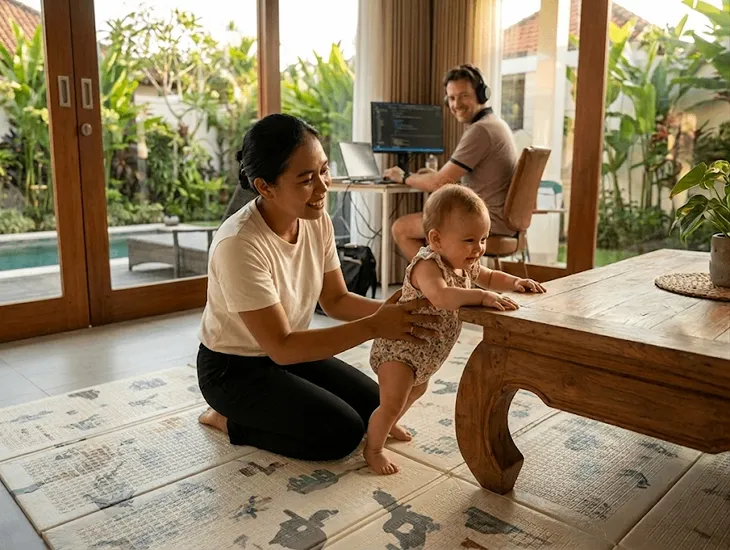 Infant Care in Bali 2026 – Babysitter support, milestone tracking, and pediatric health