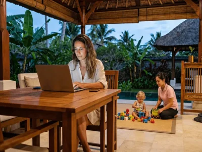 Why Parents in Bali Use Babysitters During Scholarship Season