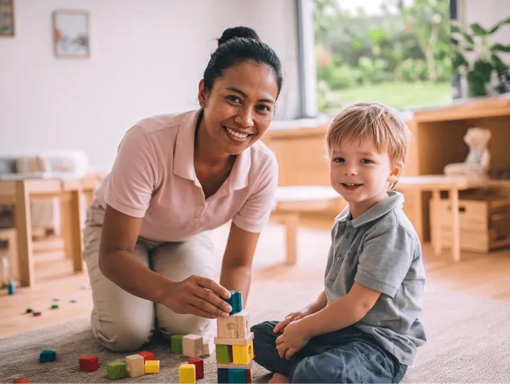Childcare in Indonesia 2026 – Age-appropriate engagement, safe indoor play, and remote work productivity for WNAs