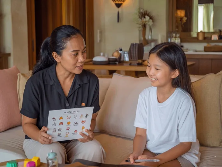 Living with Kids in Bali 2026 – Clear communication, cultural boundary setting, and reliable childcare assistance for WNAs