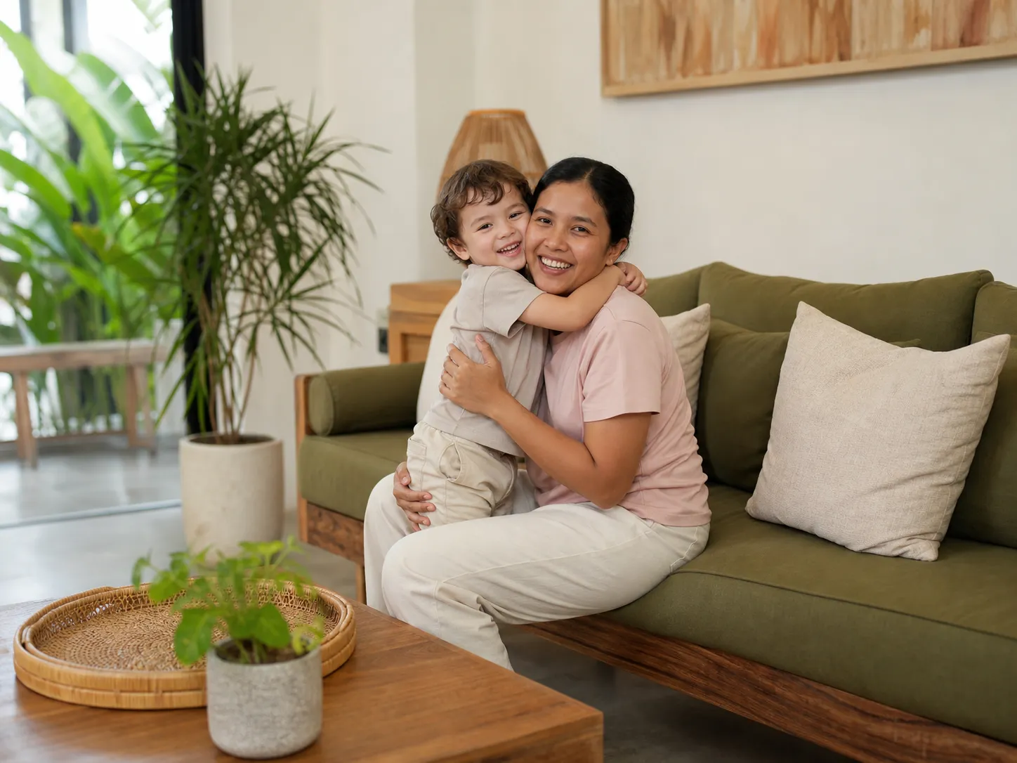 Childcare Booking Deposits in Bali 2026 – Agency manager verifying caregiver credentials locally