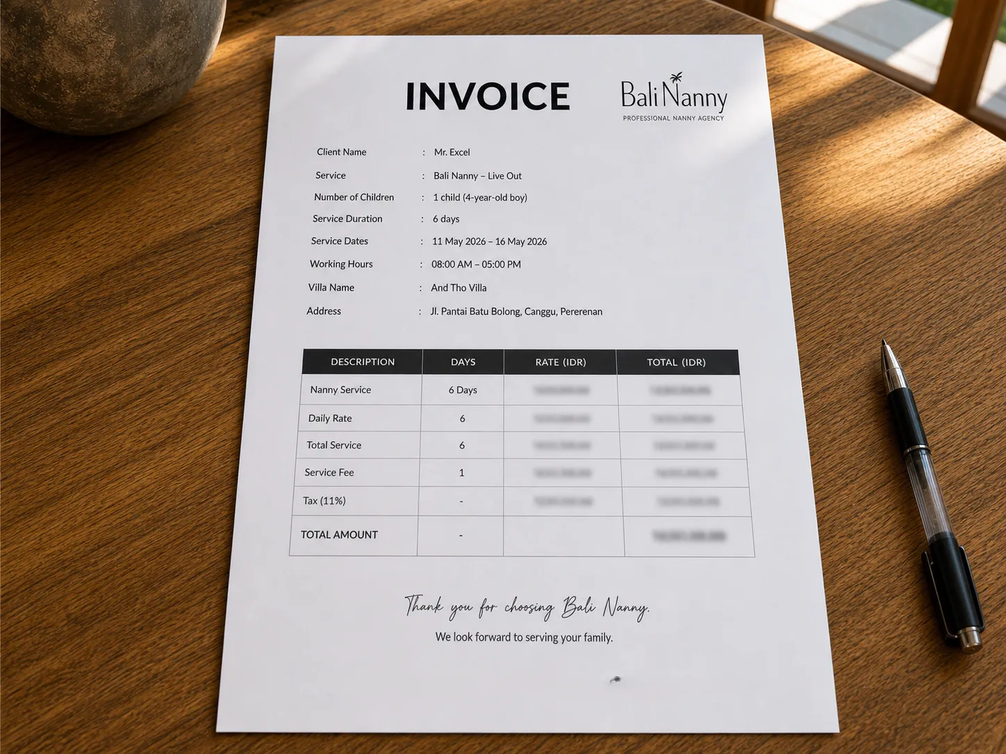 Childcare Vetting in Bali 2026 – Background checks, health screenings, and professional training for domestic workers