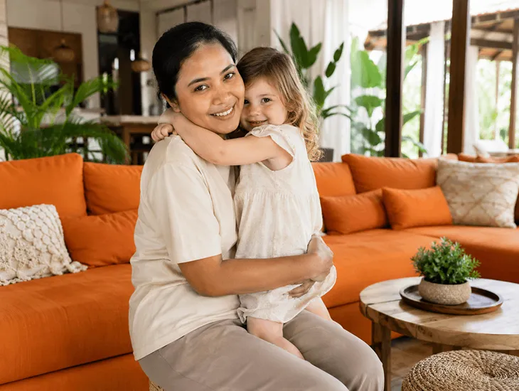 Childcare in Bali 2026 – Caregiver organizing creative play and educational activities for children in a private villa