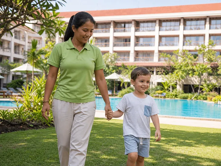 Professional Screening standards in Indonesia. Verified identity checks and background vetting for specialized childcare providers in Bali.