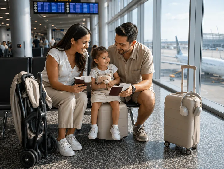 Indonesia Family Travel 2026 – Professional babysitter supervising children in a private villa pool